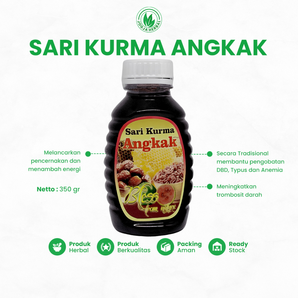 Sari Kurma Angkak Madu Bless From Nature 350 Gram Membantu Menjaga Kesehatan Tubuh Melancarkan Pence