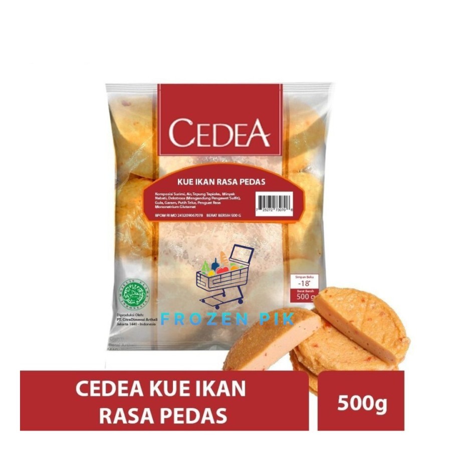 

Cedea Kue Ikan Rasa Pedas 500Gr