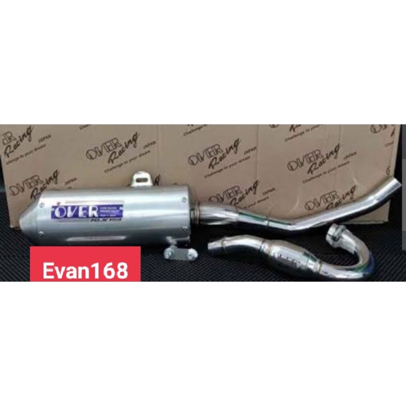 KNALPOT OVER RACING KLX 230 KLX 250 ORIGINAL JAPAN OVAL SERIES