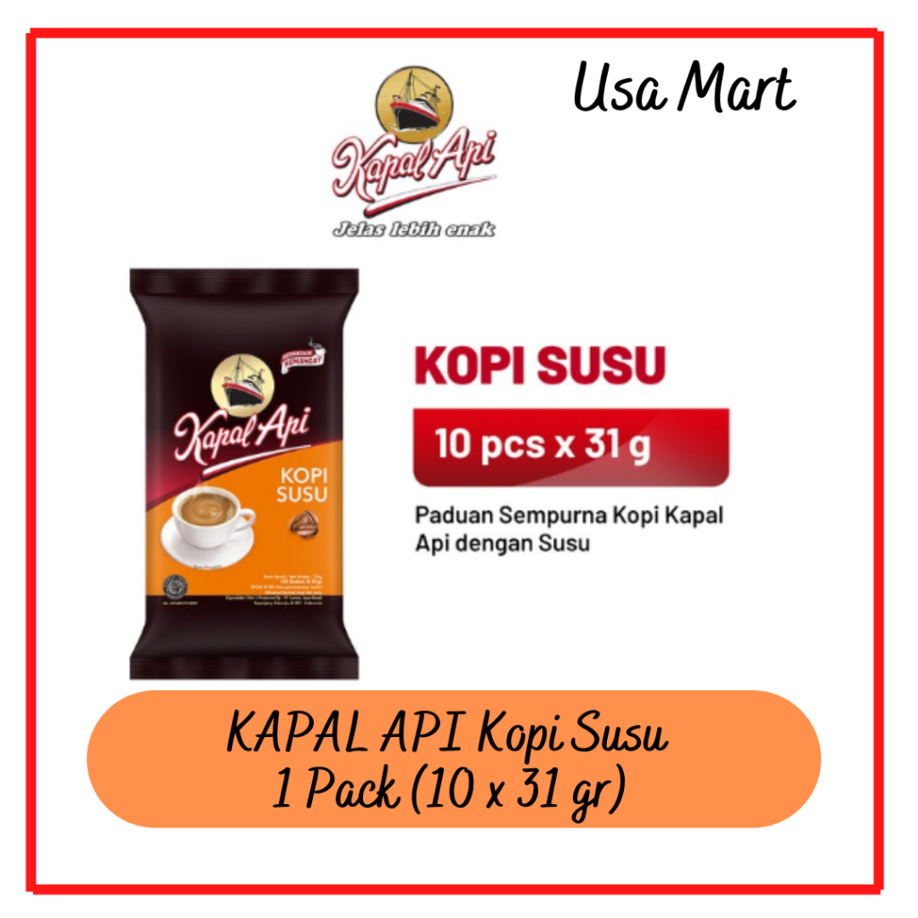 

KAPAL API Instan Kopi Susu 10 x 31 gram