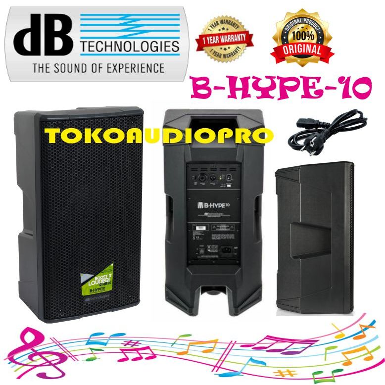 Speaker dB Technologies B Hype 10 Active Speaker Aktif Bhype-10