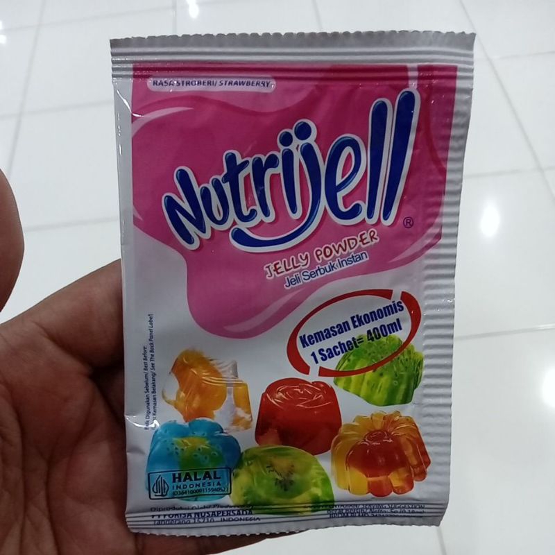 

Mahbubah - Nutrijell 10 g Jeli Serbuk Instan Stroberi
