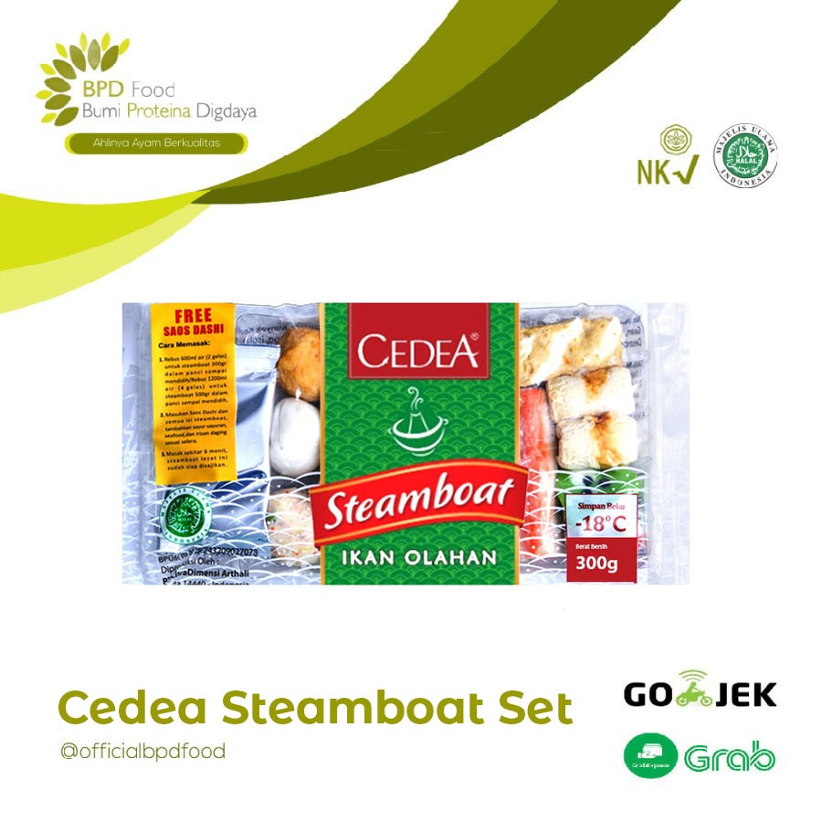 

CEDEA STEAMBOAT SET 300GR