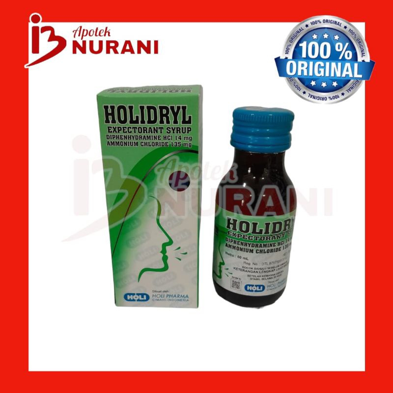 HOLYDRIL OBAT BATUK BERDAHAK ALERGI
