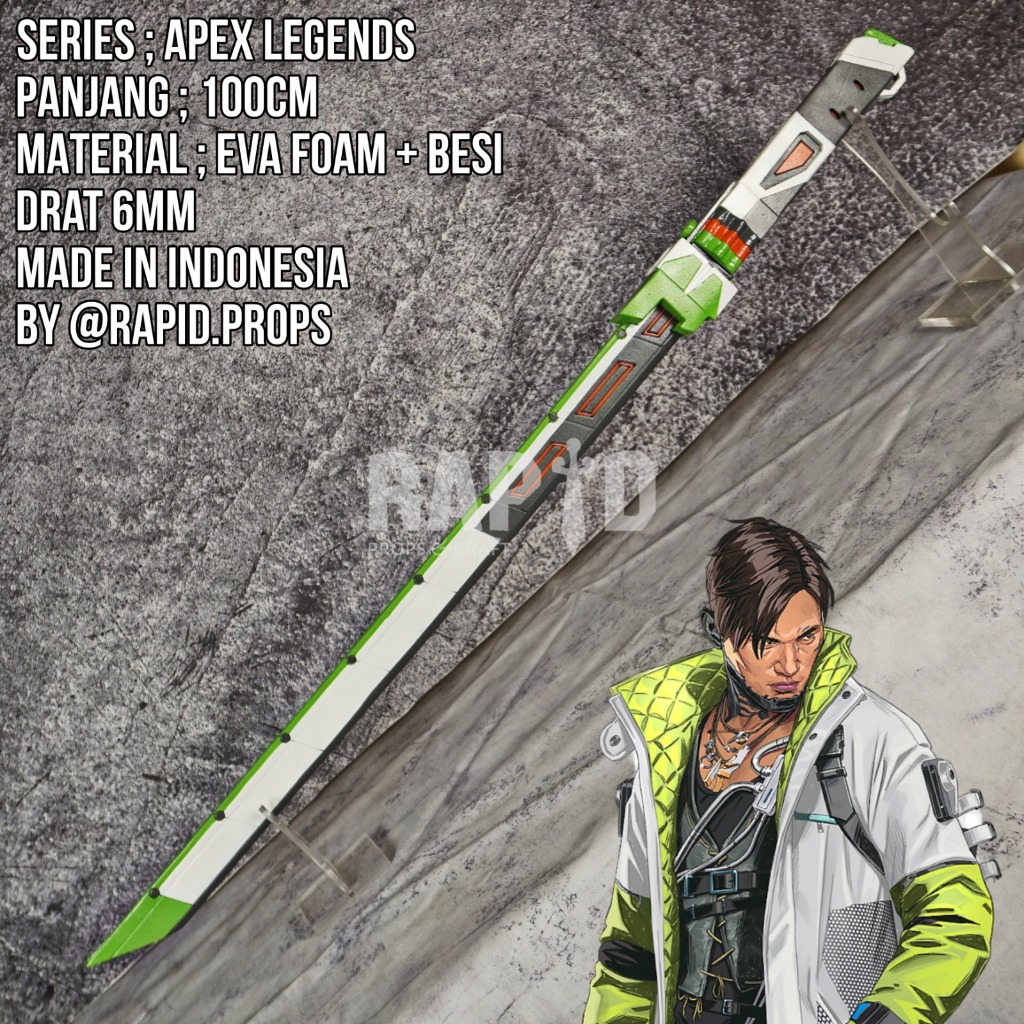 Crypto Sword Heirloom Apex Legend For Cosplay