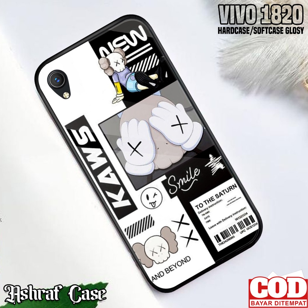 Case VIVO 1820 - Casing Hp VIVO 1820 Terbaru ( AES ) Silikon Hp - Softcase Glass Kaca - Kondom Hp - 