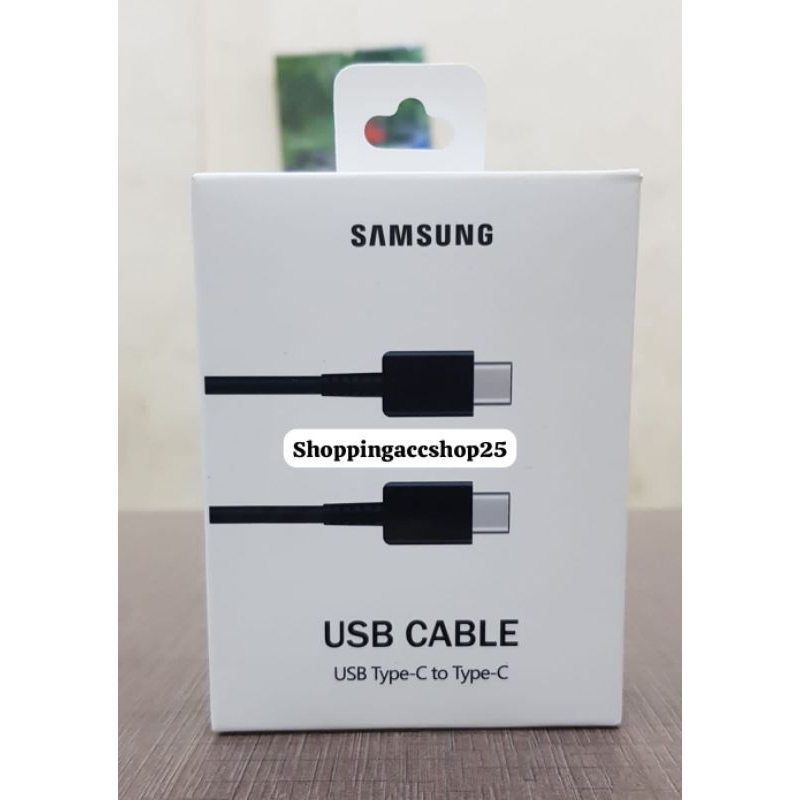 Kabel Data Samsung Ori Type C to Type-C Fast Charging