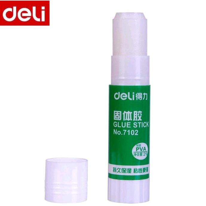 

Lem Stik Deli Glue Stick Lem Kertas Batangan Anti Lengket Perekat Kuat