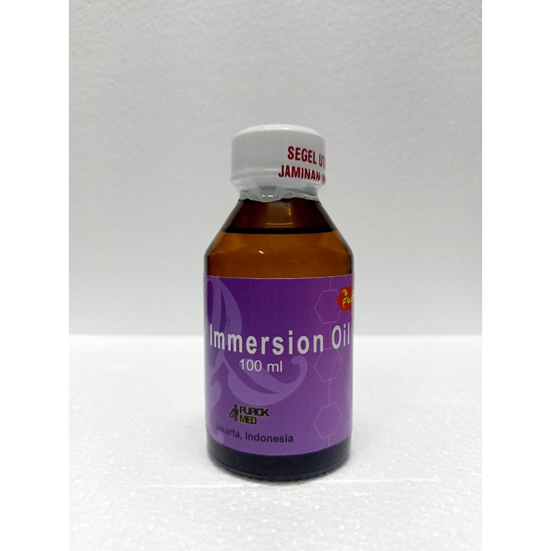 Immersion Oil / Oli Imersi / Pelumas Mikroskop / Minyak Mikroskop 100ml
