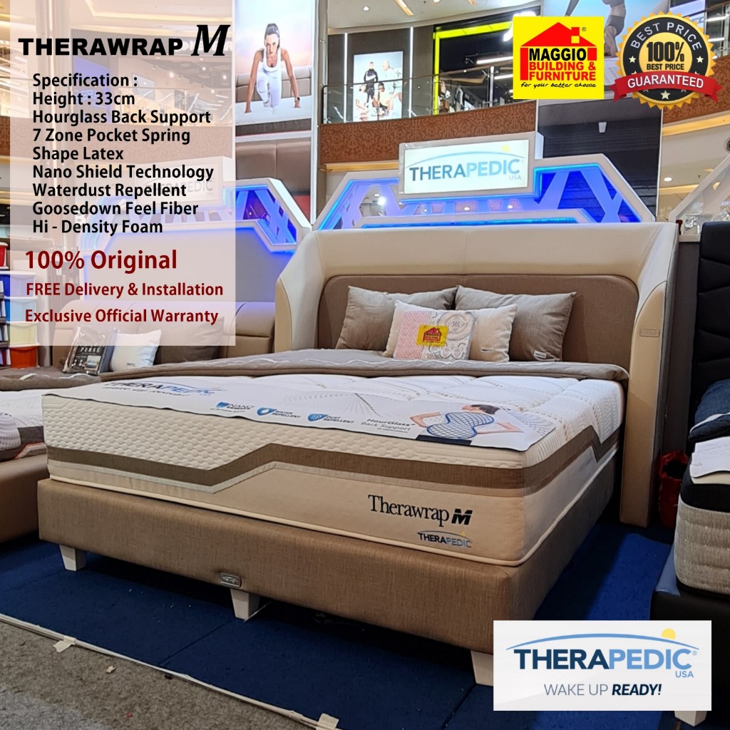 KASUR KESEHATAN THERAPEDIC THERAWRAP M - THERAPEDIC