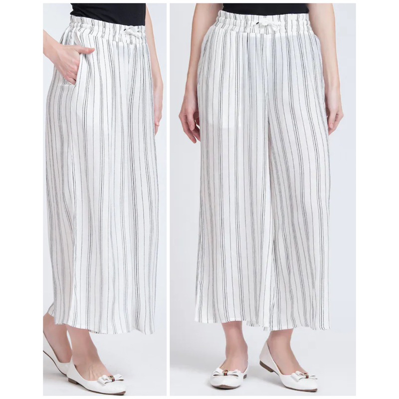 Drape Wide Pants Kulot By Isuga