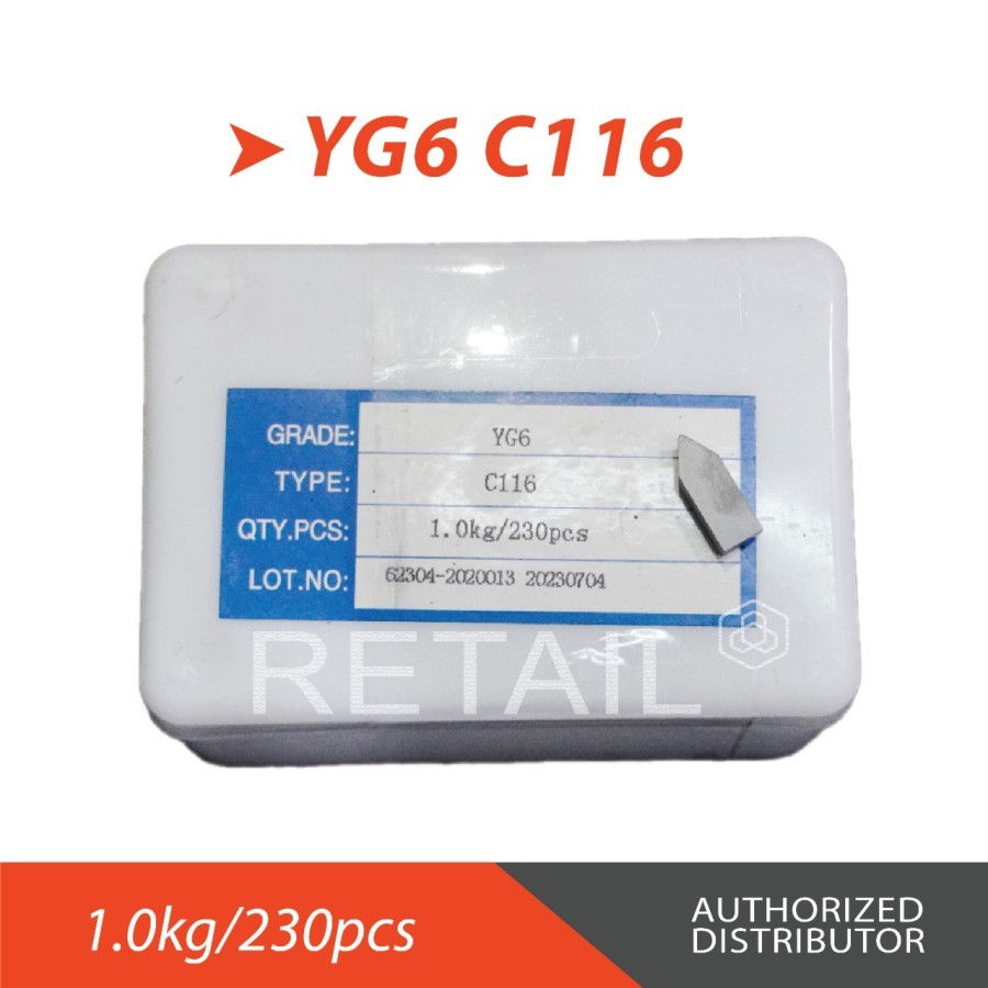 MATA BUBUT WIDIA C-116 (YG6) / MATA BUBUT GRADE YG6