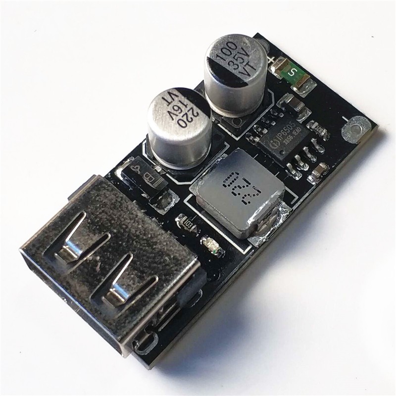 DC step-down module 6V-32V to QC3 fast charge single USB mobile phone