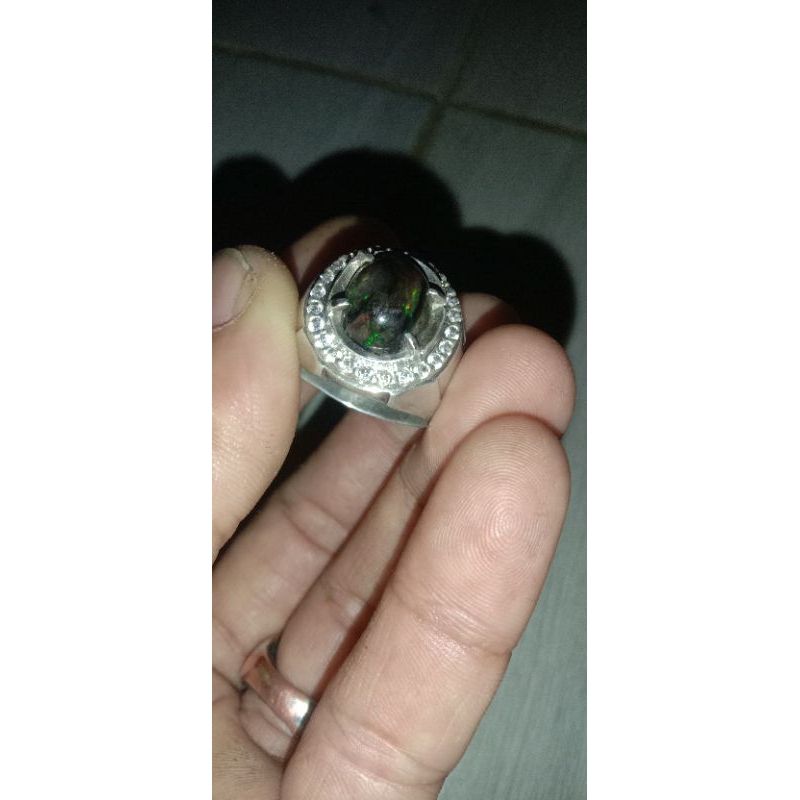 kalimaya black opal banten asli