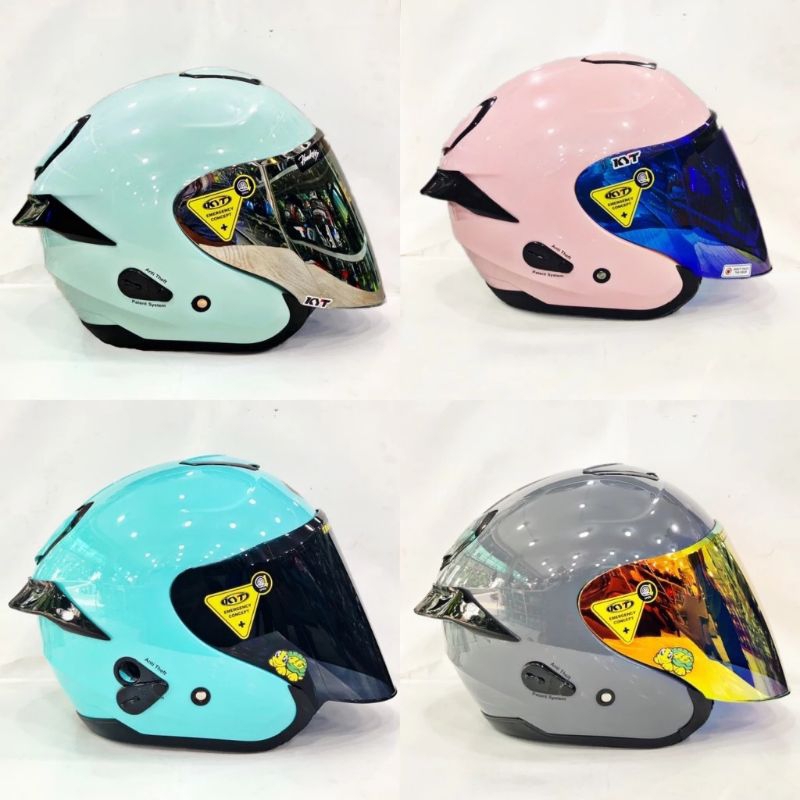 HELM KYT KYOTO R PAKET GANTENG FREE SPOILER ORIGINAL