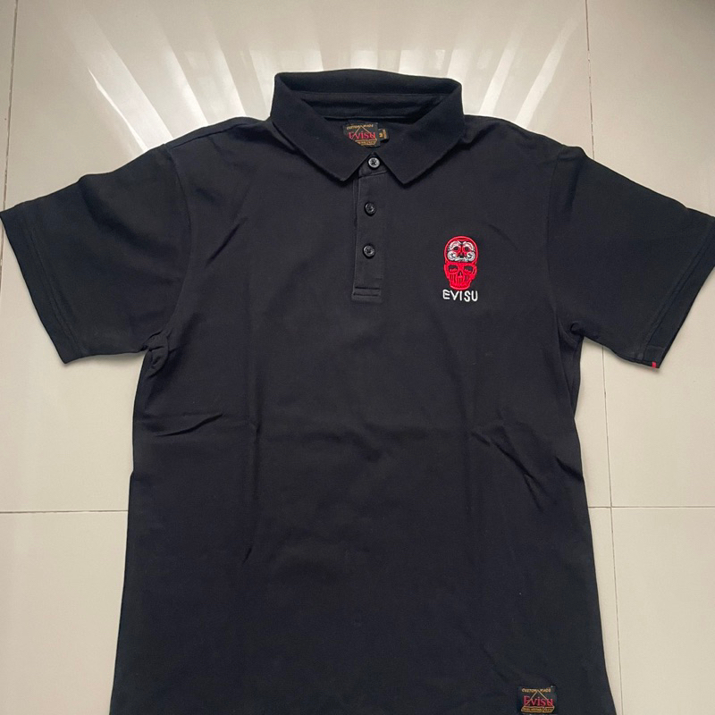 Polo Tshirt Pria Evisu Original  100 % size M