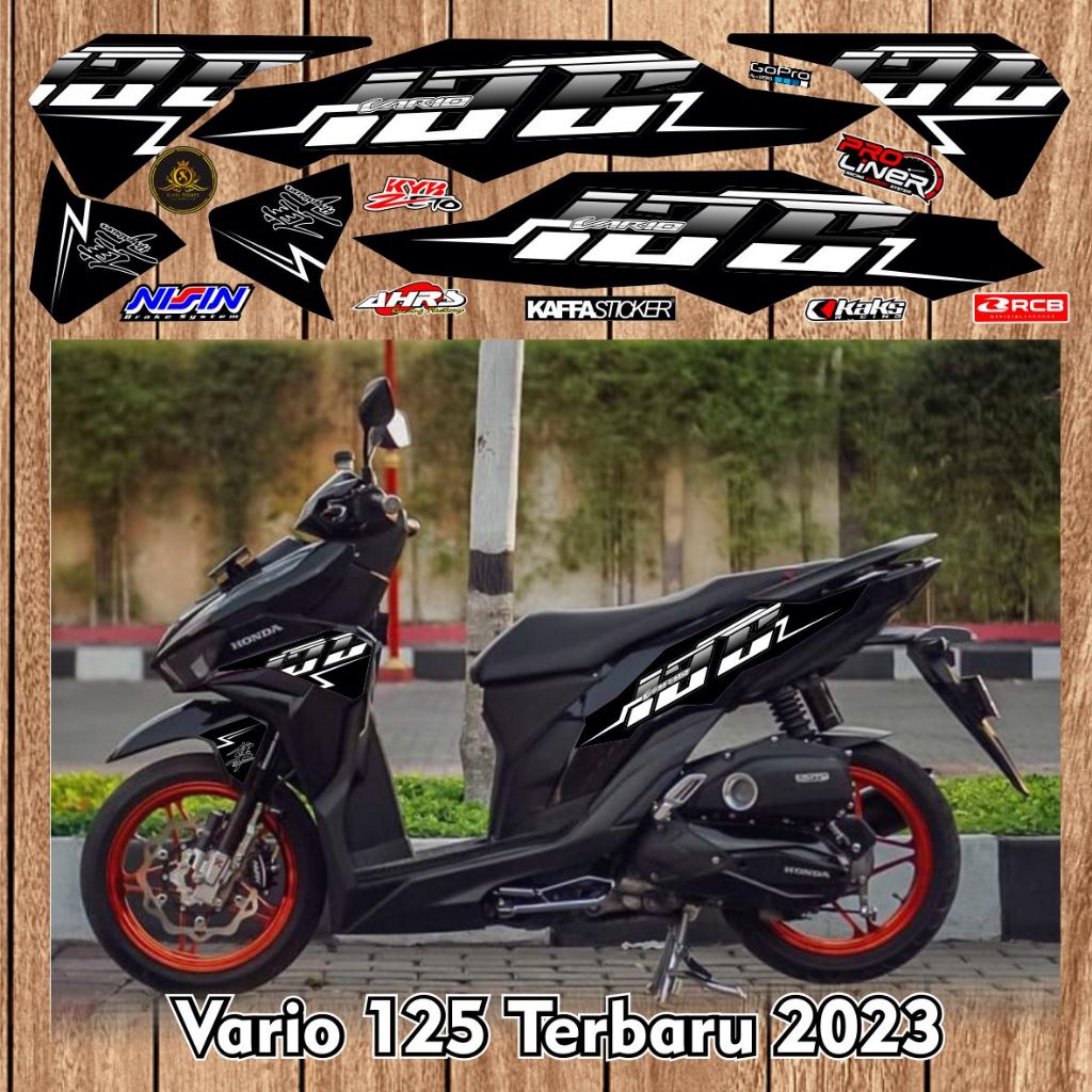 Sticker Striping decal vario new 150-125, Sticker New Vario 125-150, Striping new vario Motif Stiker
