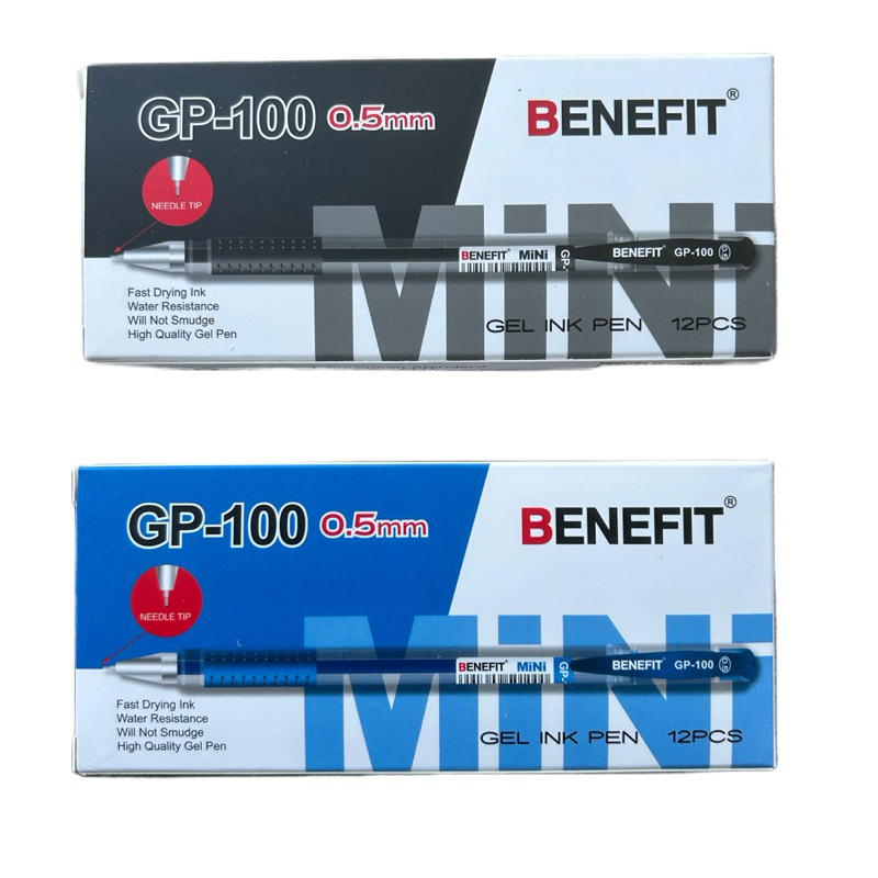 

Pulpen Mini Gel 0.5mm BENEFIT GP-100 (12pc)
