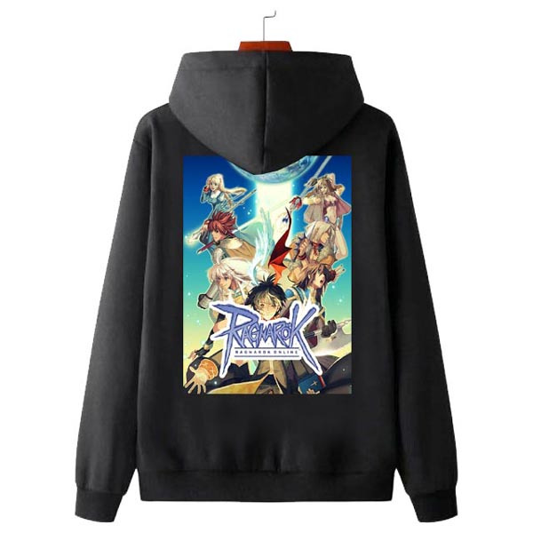 Jaket Hoodie Ragnarok Online Hoodie Sweater Bahan Cotton Fleece