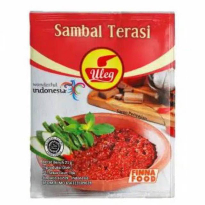 

ULEG sambal terasi 1pack 10pcs