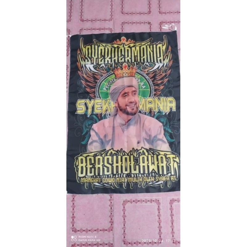 BENDERA PECINTA SHOLAWAT SYEKHERMANIA , MAFIA SHOLAWAT , AZ ZAHIR