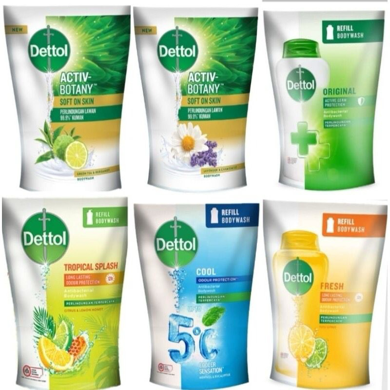 Dettol cair 370ml refill