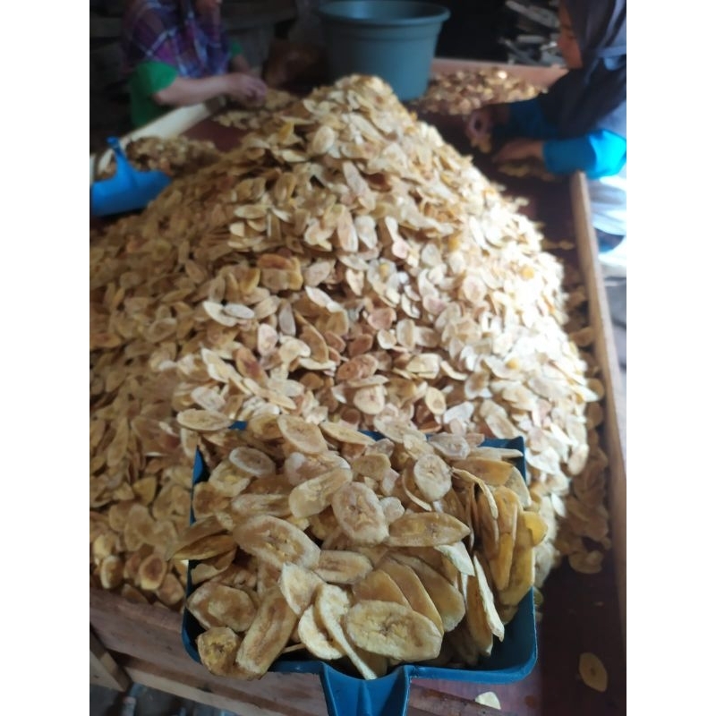 

Korzaln [Beli 10 Kg Free Kaos(Terbatas)] Kripik Pisang Tawar (Irisan Sedang) Kemasan 1 Kg