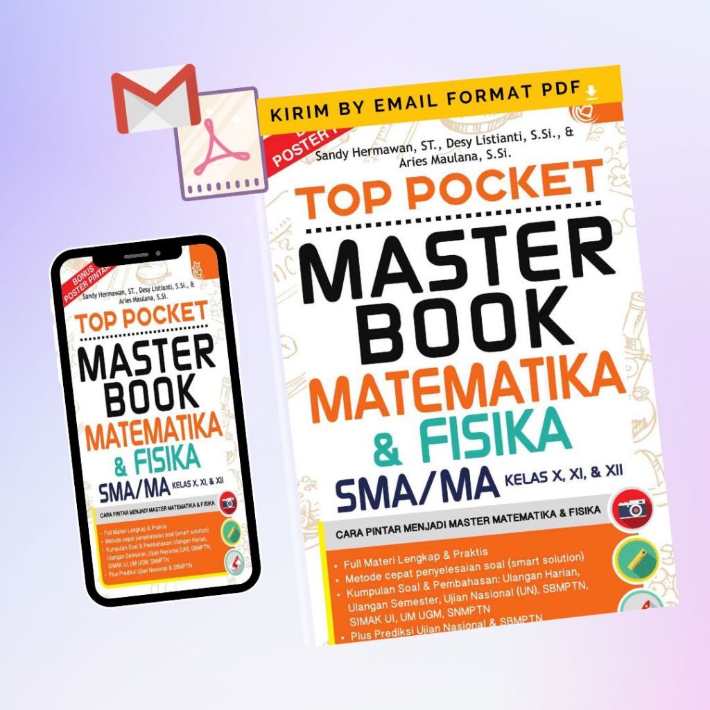 Top Pocket Master Book Matematika & Fisika