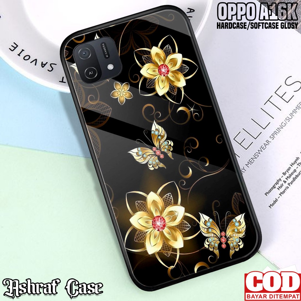 Case Oppo A16K - Casing Oppo A16K ( KP ) Silikon Hp Oppo A16K - Kesing Hp Oppo A16K - Softcase Glass