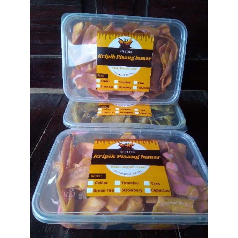 

Kripik Pisang Rasa Strowberry 160gram Cocok Untuk Cemilan