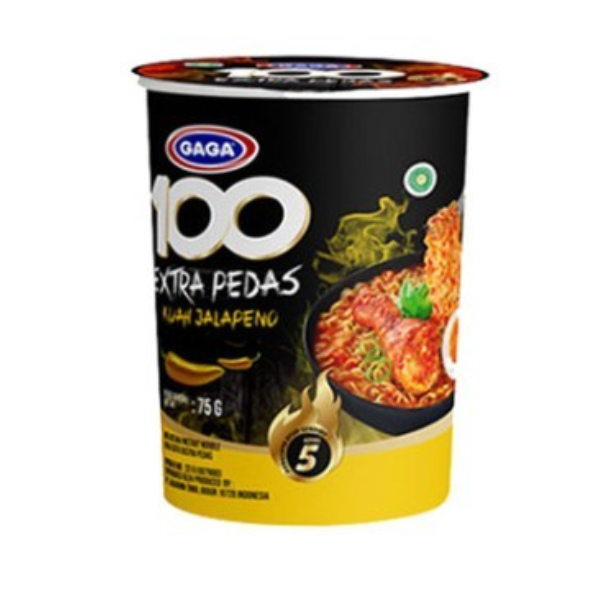 

MIE GAGA100 KUAH JALAPENO CUP 75GR