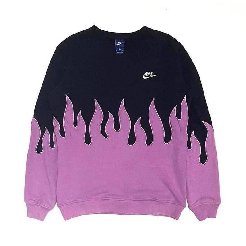 Nike Rework Crewneck Black Lavender