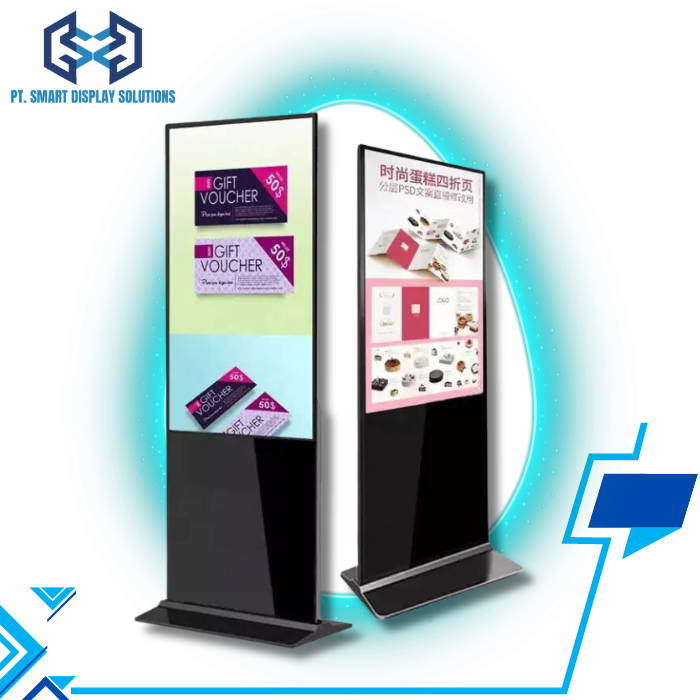 Digital Signage 43 Inchi Kiosk NonTouchscreen Hight Quality Free Instal dan Pengiriman Ready Digital