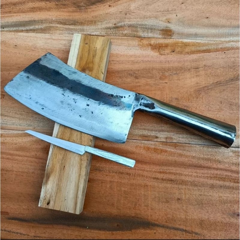 Pisau daging ayam baja asli- pisau cacag daging ayam murah-pisau dapur tebal