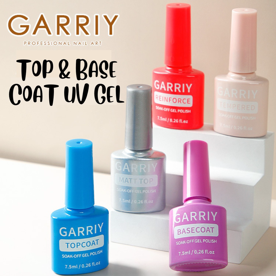 Penawaran khususPp6P0 Citadeal - GAIRRIY Top Base Coat Uv Gel, Kutek Gel