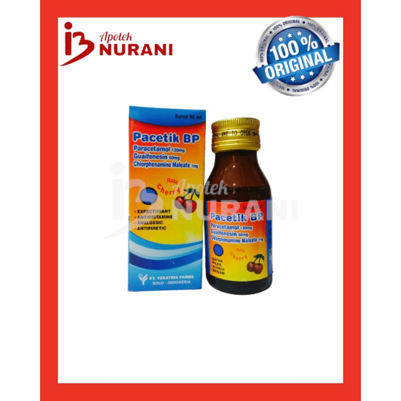 PACETIK BP OBAT DEMAM FLU BATUK ANAK