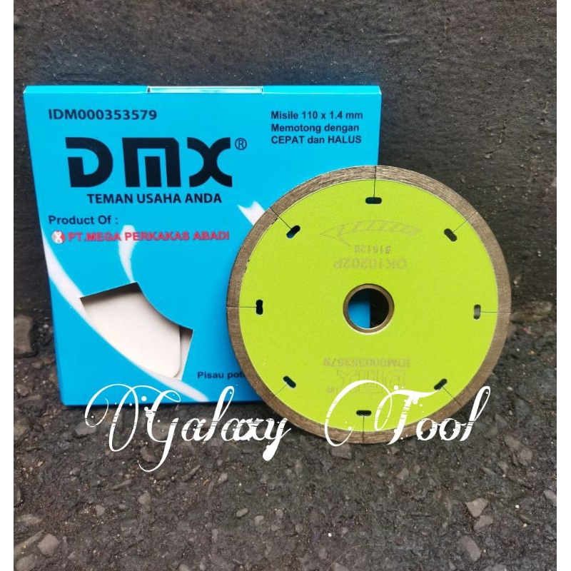 pisau potong kaca dan genteng 4 inch DMX Mata Gerinda poles keramik Granit marmer super tajam origin