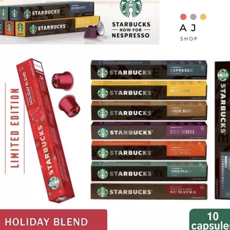 

LPJZ5278 Nespresso Starbucks Coffee Capsule - ORIGINAL