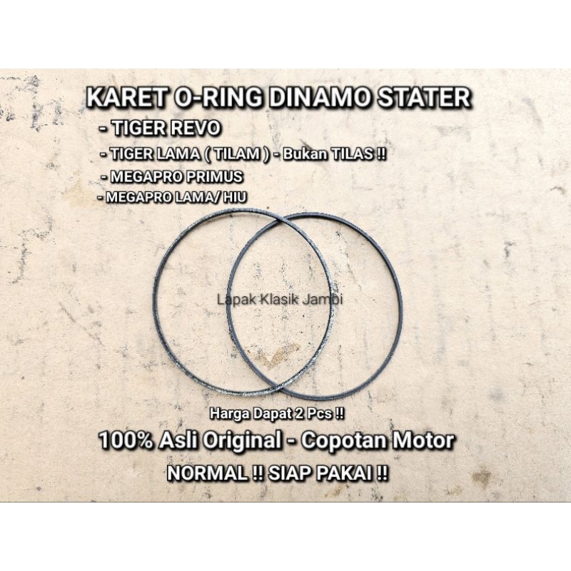 Karet Oring Tutup Dinamo Stater TIREV TIGER REVO MP Megapro Primus Megapro lama Hiu Tiger lama Tiger