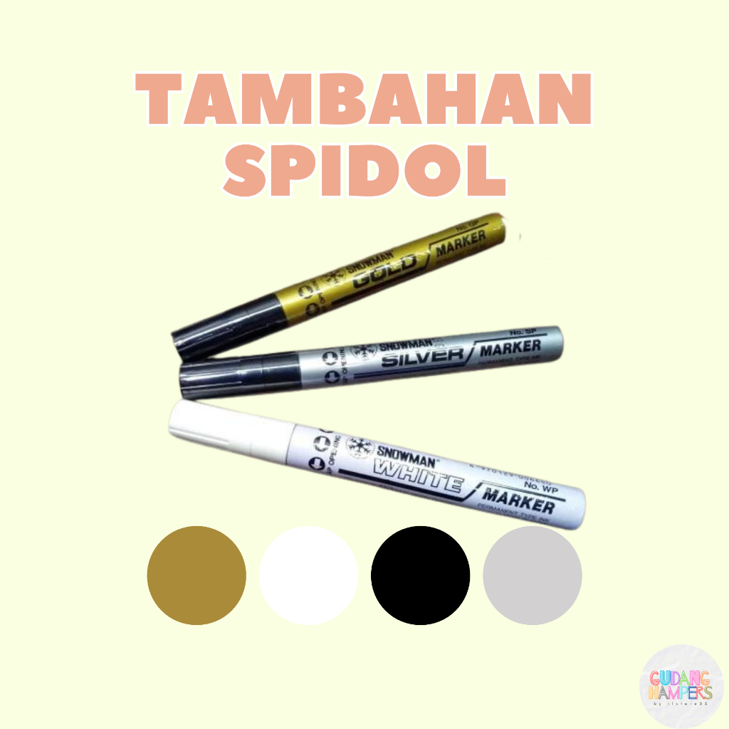 

Extra Tambahan Spidol Permanen