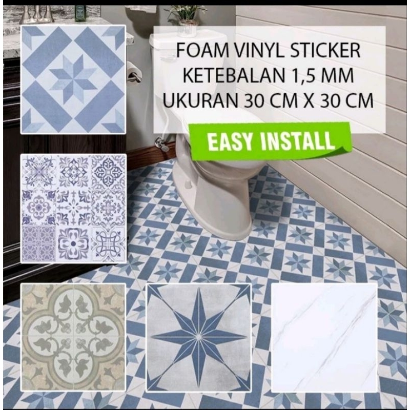 Stiker lantai/stiker dinding dapur/stiker tegel keramik