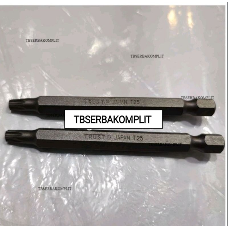 mata obeng bintang trust / genius T20 T25 T30 panjang 50mm 75 mm - panjang 100 mm