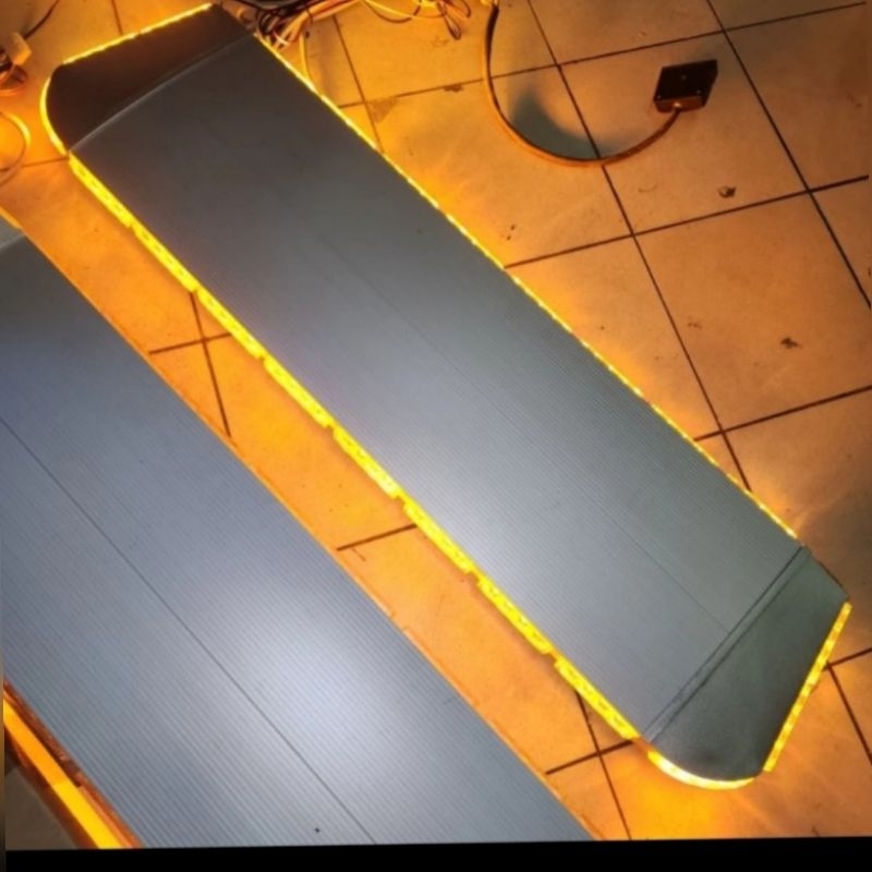 Lampu light bar led slim LTF5100 kuning