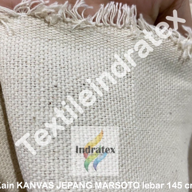 Terbaru ✔️ ( per setengah meter ) kain KANVAS JEPANG CANVAS TEBAL MARSOTO lebar 145 cm meteran bahan