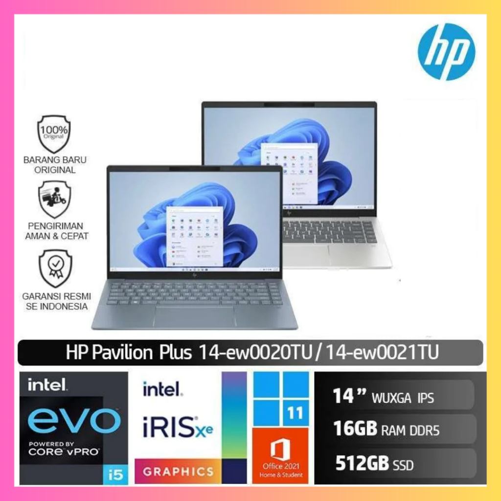 HP Pavilion Plus 14-ew0021TU/ew0020TU i5-1335U 16GB 512GB 14" OHS W11