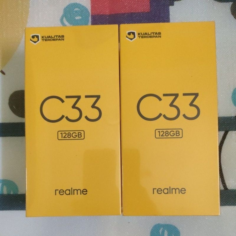 Realme C33 ram 4/128 garansi resmi