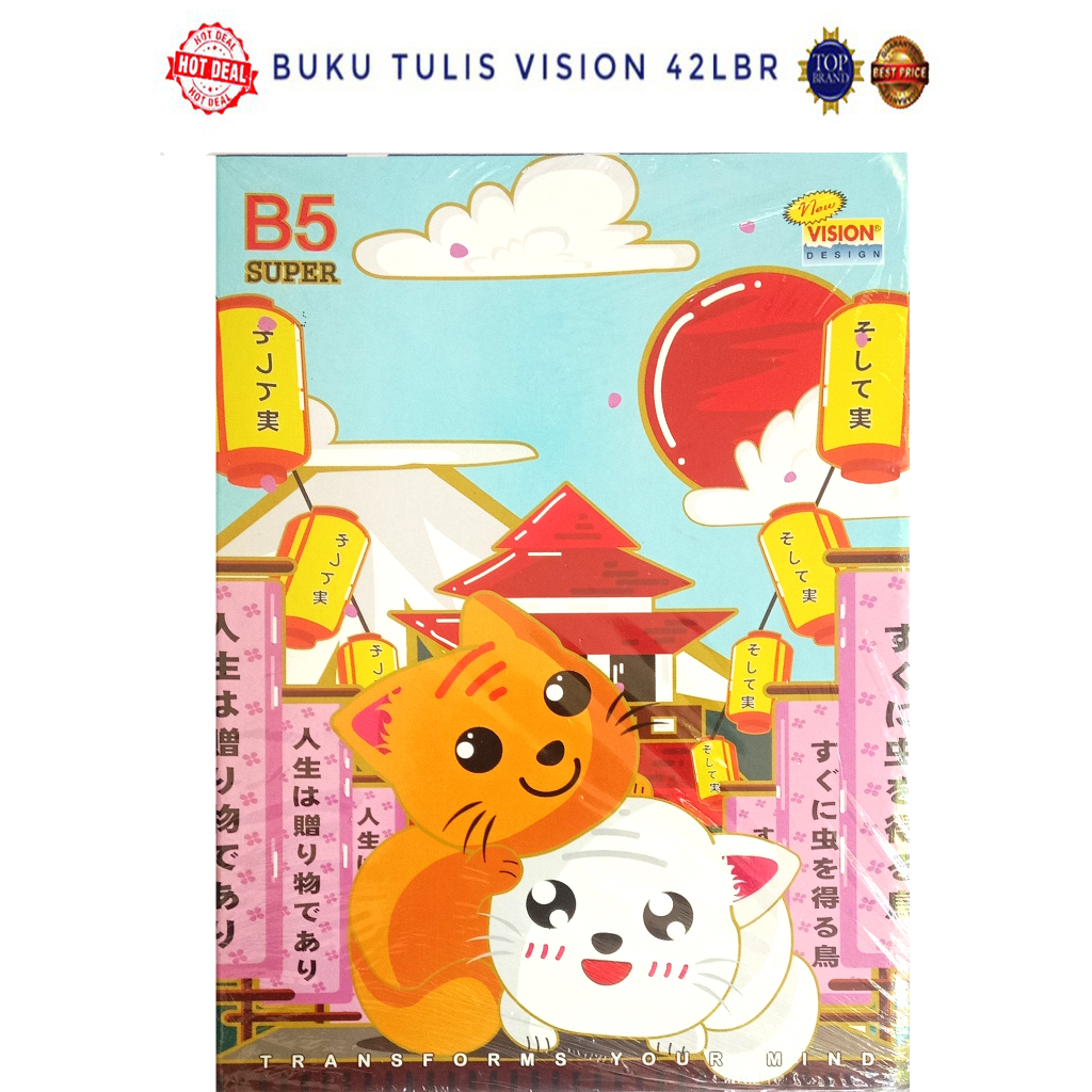 

NEW PROMO BUKU VISION 42.LEMBAR .1.PAK 6.BUKU UKURAN BUKU BESAR B5