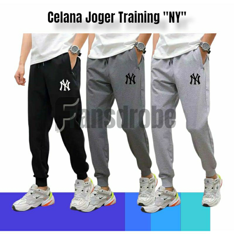 Celana Jogger NY Premium // Celana Training Jogger Pria Wanita // Celana Jogger Pria // Celana Train