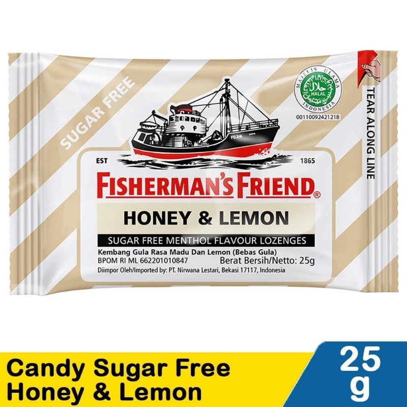 

Fisherman's Candy Sugar Free Honey & Lemon 25G