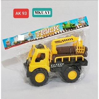 Mainan mobil kontruksi angkut kayu mainan mobil truck AK93 mainan anak laki laki